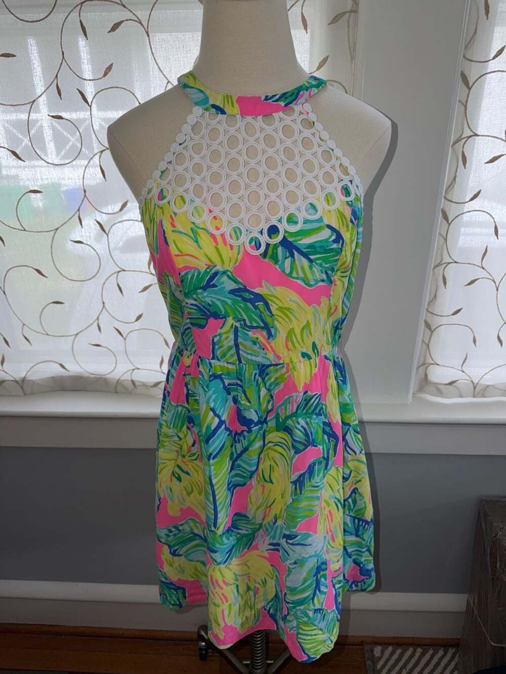 Lilly Pulitzer Kinley Dress in Pink Sunset Local Flavor print